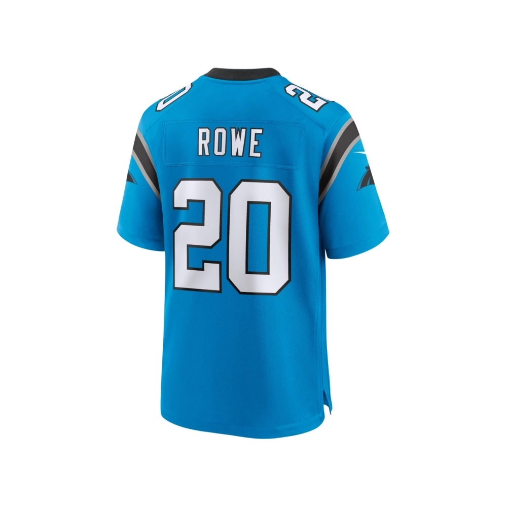Mens Carolina Panthers Eric Rowe Blue Alternate Game Jersey