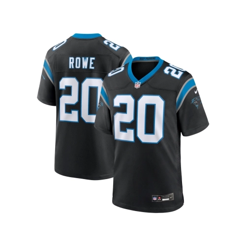 Mens Carolina Panthers Eric Rowe Black Team Game Jersey