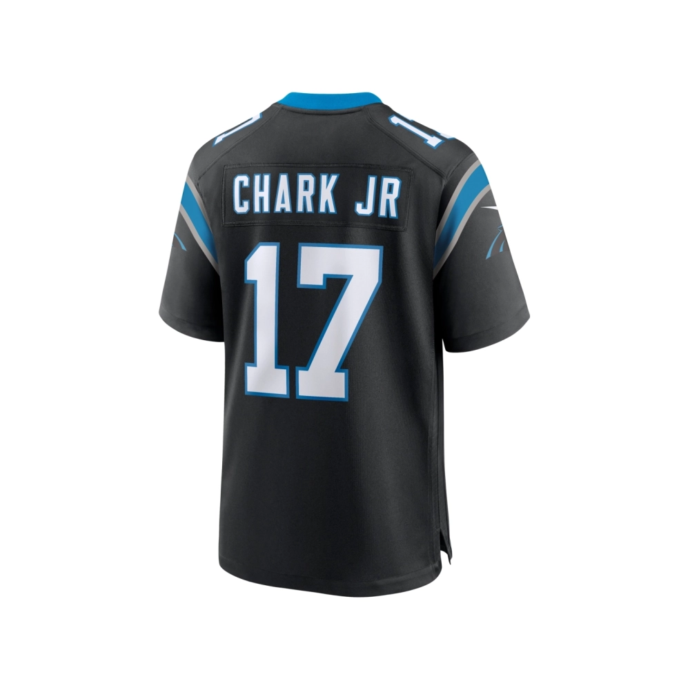 Mens Carolina Panthers DJ Chark Jr. Black Game Jersey