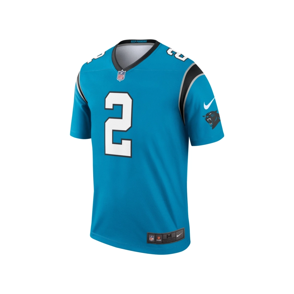 Mens Carolina Panthers D.J. Moore Blue Legend Jersey
