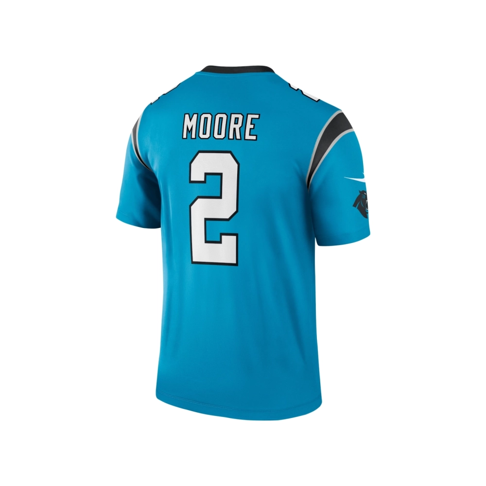 Mens Carolina Panthers D.J. Moore Blue Legend Jersey
