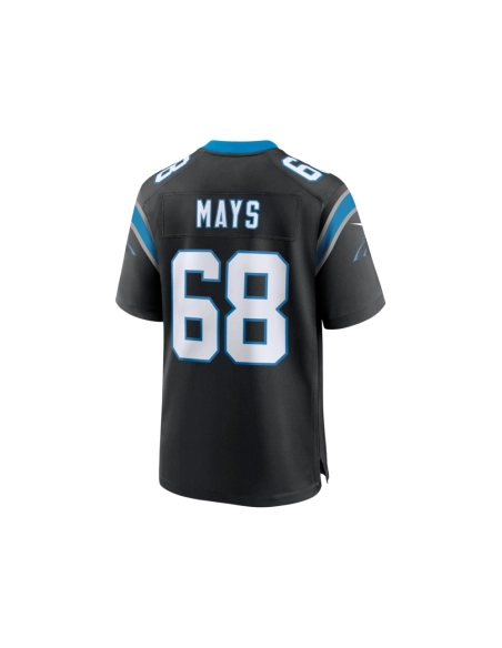 Mens Carolina Panthers Cade Mays Black Team Game Jersey