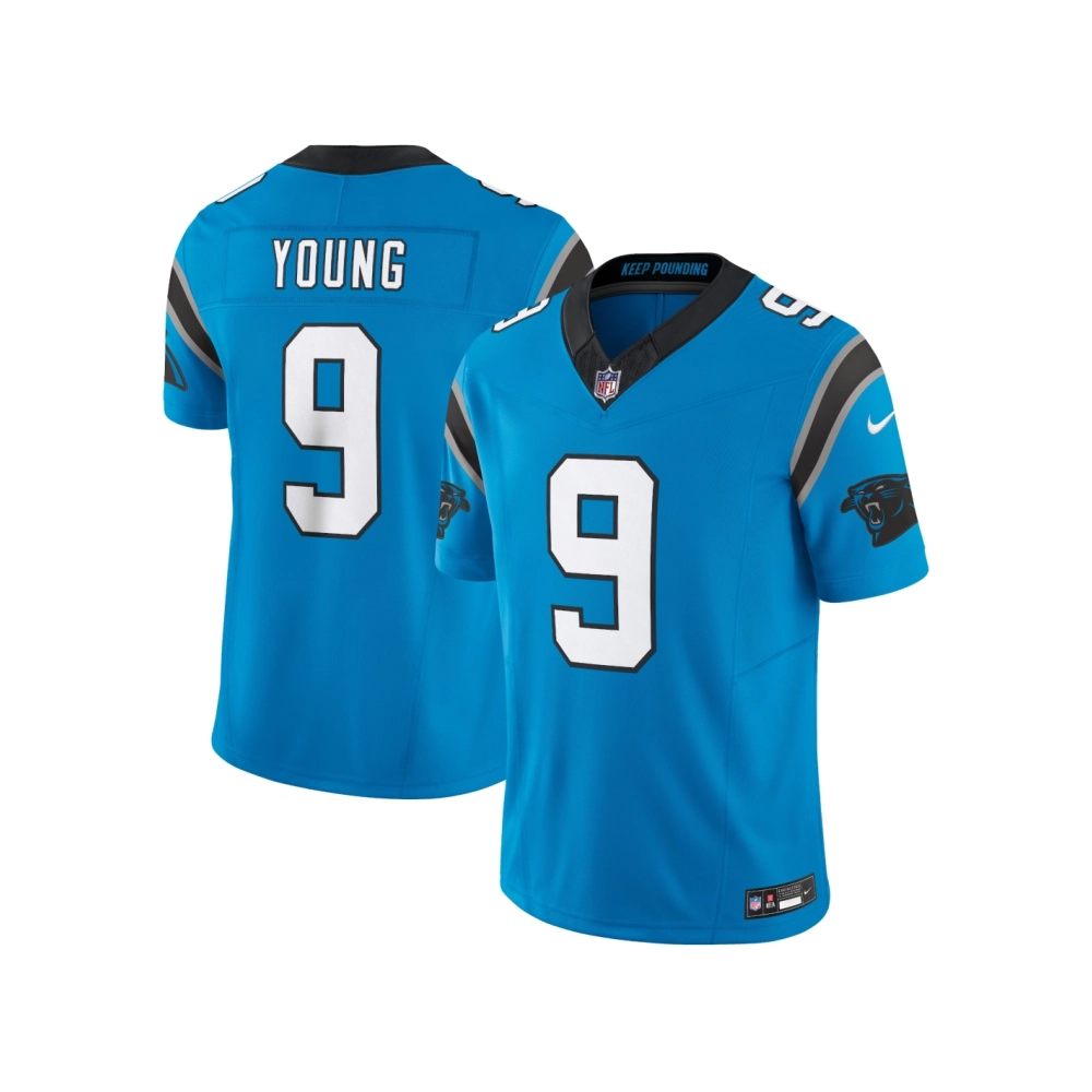 Mens Carolina Panthers Bryce Young Blue Vapor F.U.S.E. Limited Jersey
