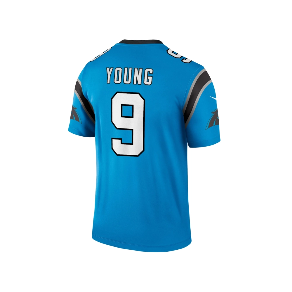 Mens Carolina Panthers Bryce Young Blue Legend Jersey