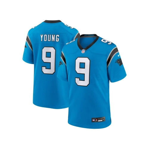 Mens Carolina Panthers Bryce Young Blue 2023 NFL Draft First Round Pick Alternate Game Jersey