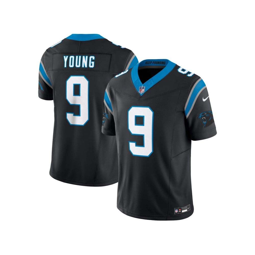 Mens Carolina Panthers Bryce Young Black Vapor F.U.S.E. Limited Jersey
