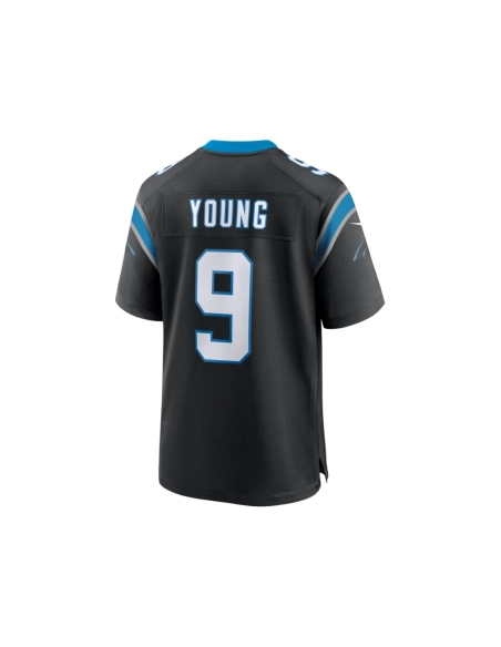 Mens Carolina Panthers Bryce Young Black Team Game Jersey