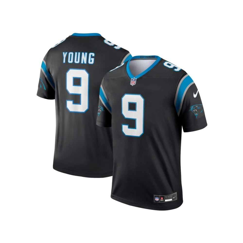 Mens Carolina Panthers Bryce Young Black Legend Jersey