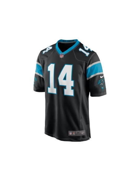 Mens Carolina Panthers Andy Dalton Black Game Player Jersey