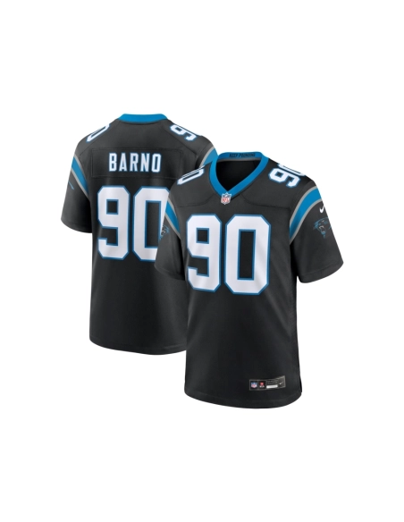 Mens Carolina Panthers Amare Barno Black Team Game Jersey