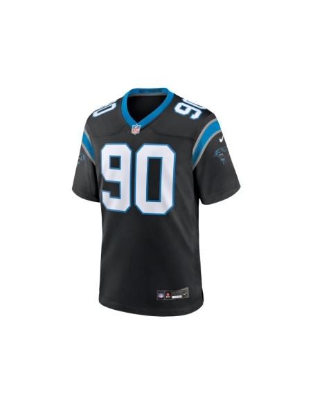 Mens Carolina Panthers Amare Barno Black Team Game Jersey