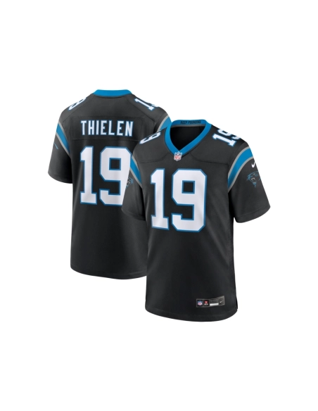Mens Carolina Panthers Adam Thielen Black Team Game Jersey