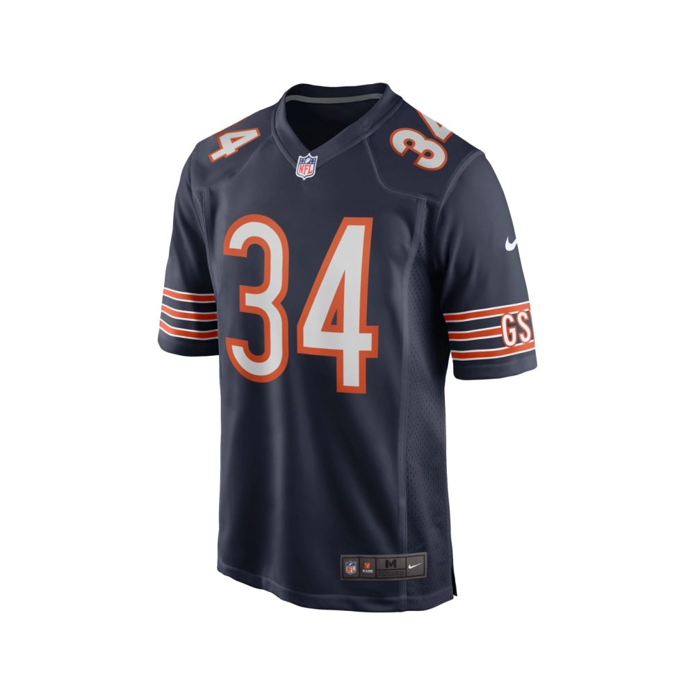 Mens Chicago Bears Walter Payton Navy Game Retired Player Jersey