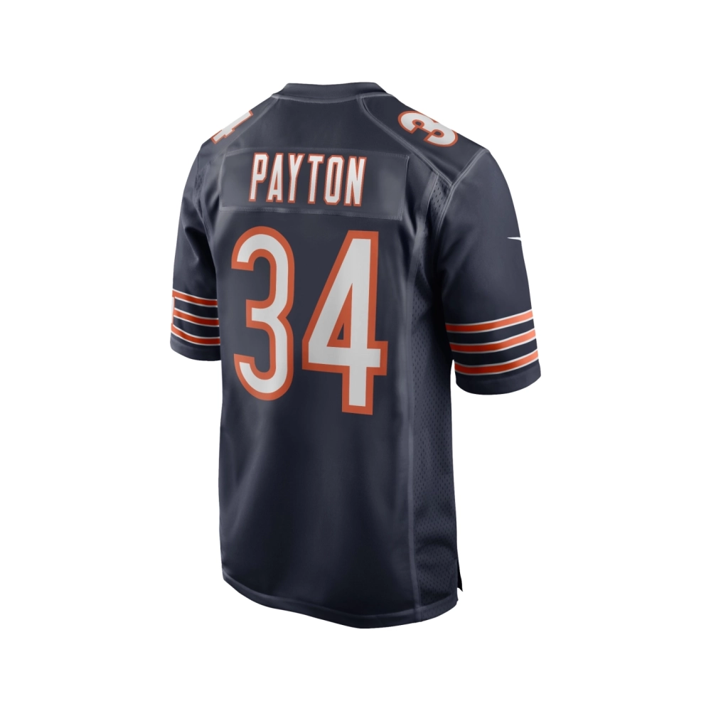 Mens Chicago Bears Walter Payton Navy Game Retired Player Jersey