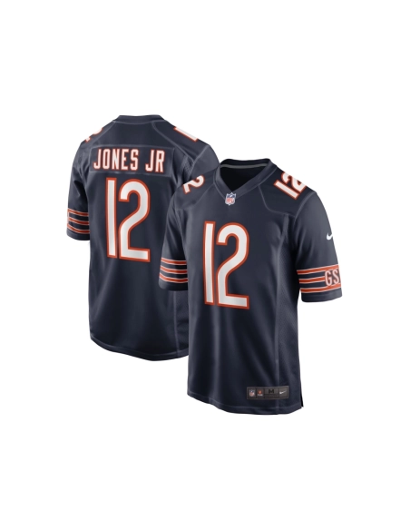 Mens Chicago Bears Velus Jones Jr. Navy Game Player Jersey