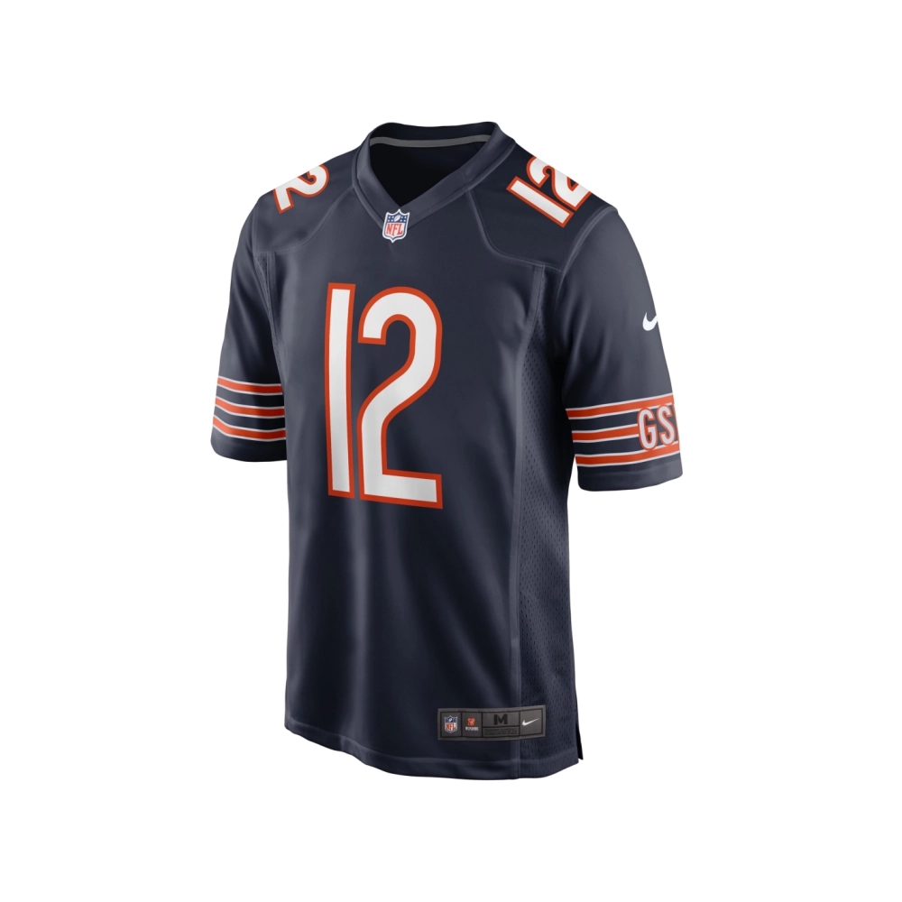 Mens Chicago Bears Velus Jones Jr. Navy Game Player Jersey