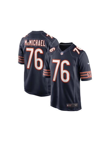 Mens Chicago Bears Steve McMichael Navy Retired Player Game Jersey