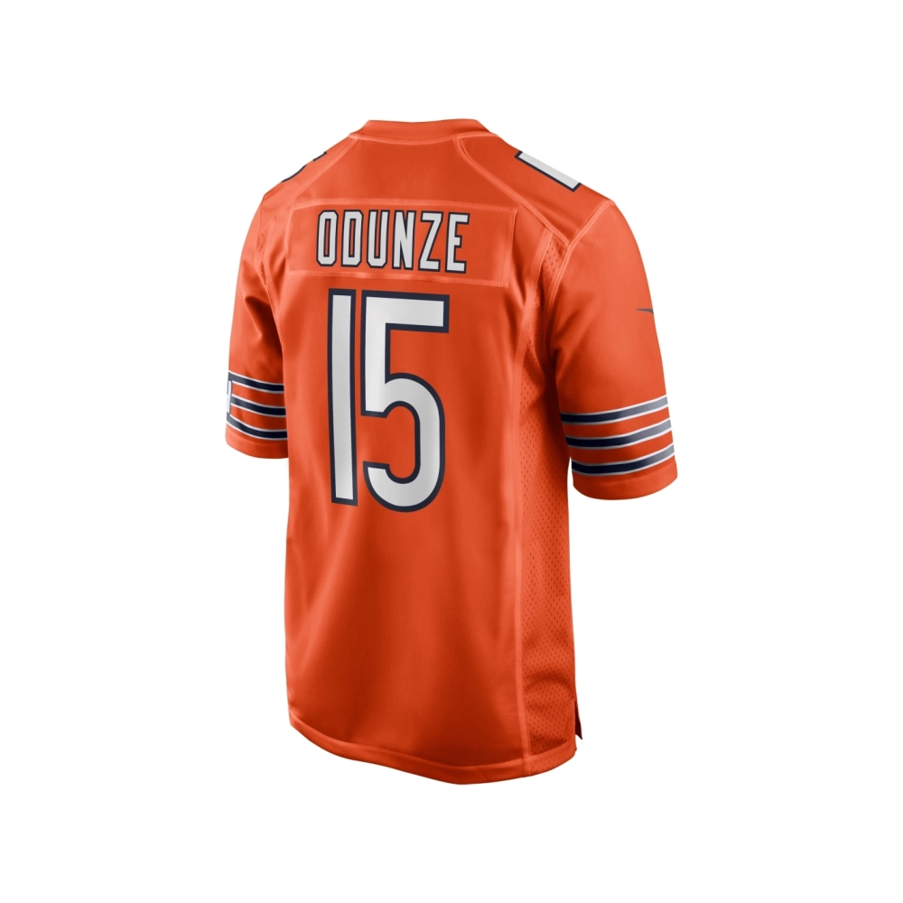 Mens Chicago Bears Rome Odunze Orange Alternate Game Jersey