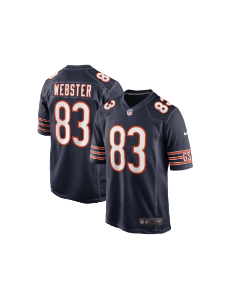 Mens Chicago Bears Nsimba Webster Navy Team Game Jersey
