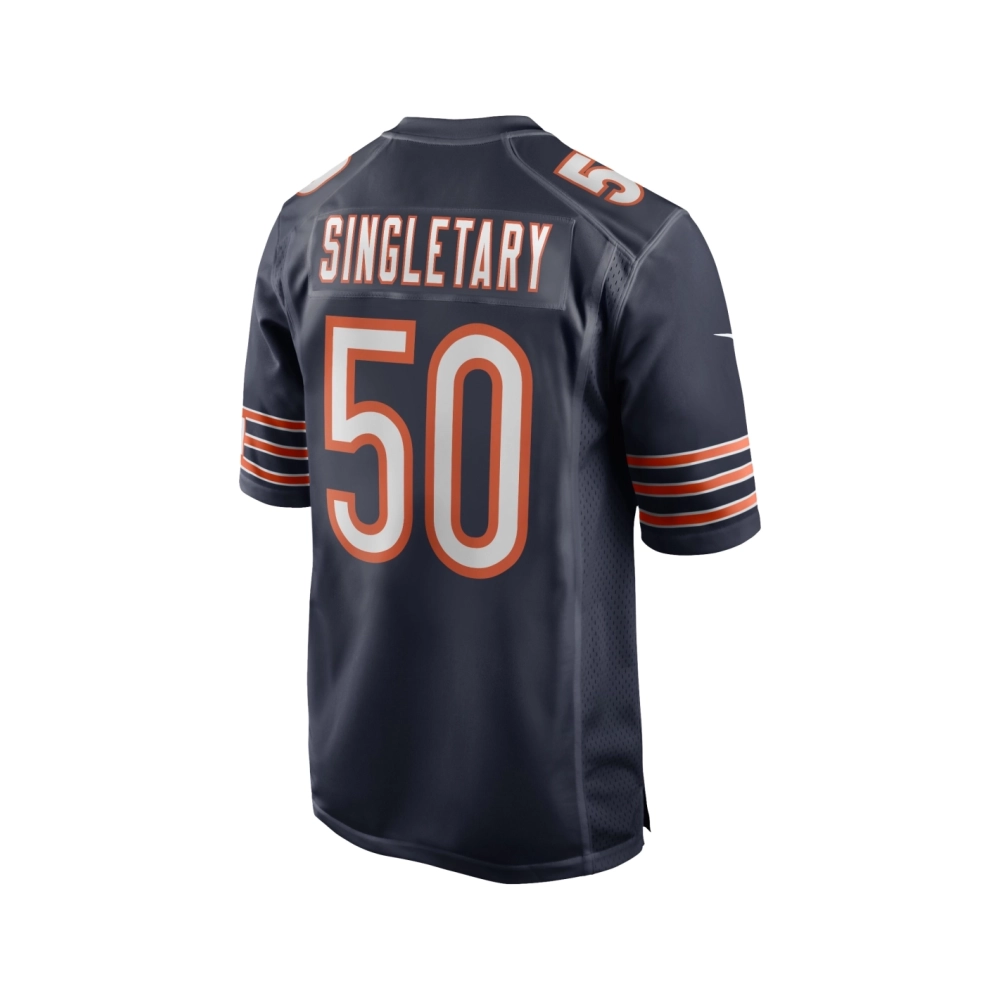 Mens Chicago Bears Mike Singletary Navy Game Retired Player Jersey