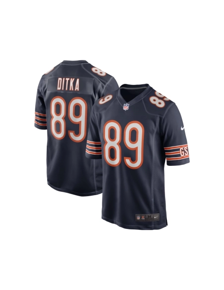 Mens Chicago Bears Mike Ditka Navy Game Retired Player Jersey