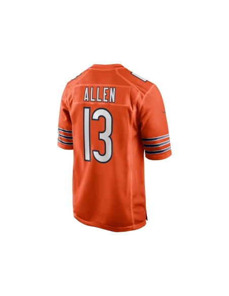Mens Chicago Bears Keenan Allen Orange Alternate Game Jersey