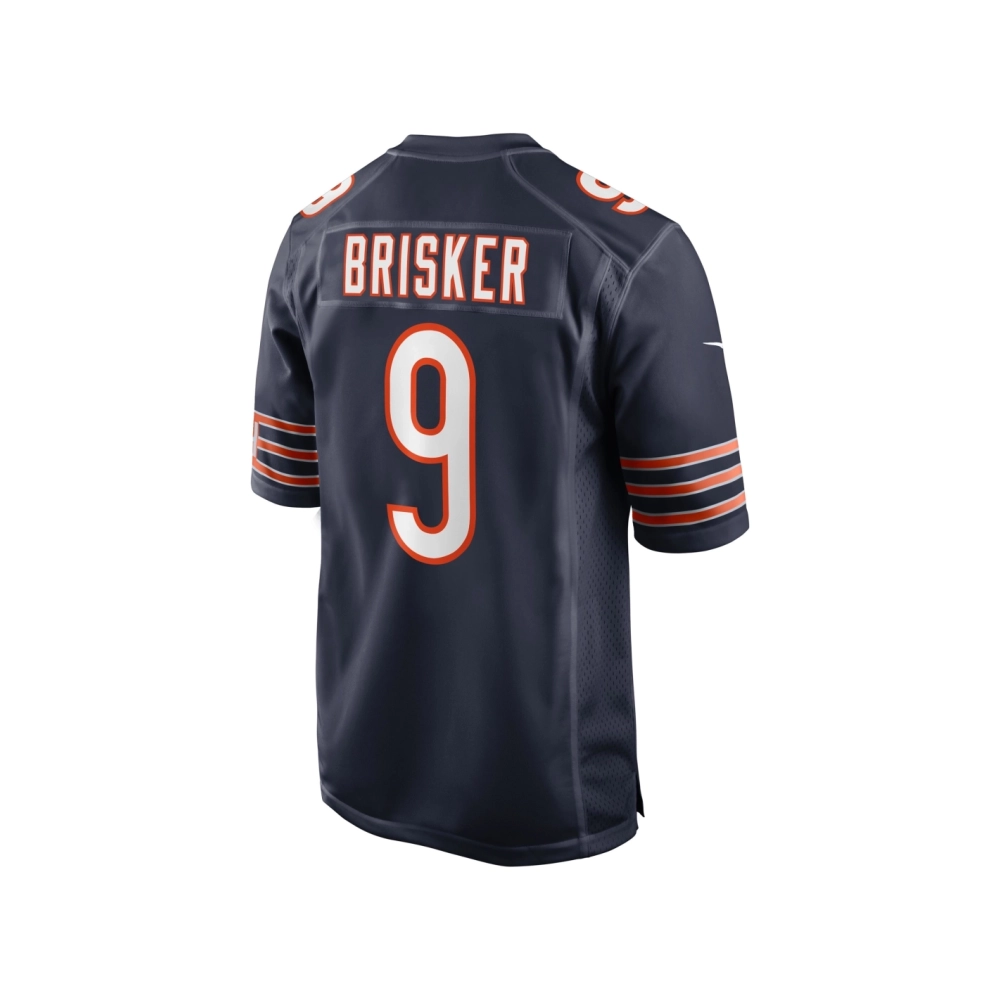 Mens Chicago Bears Jaquan Brisker Navy Game Player Jersey