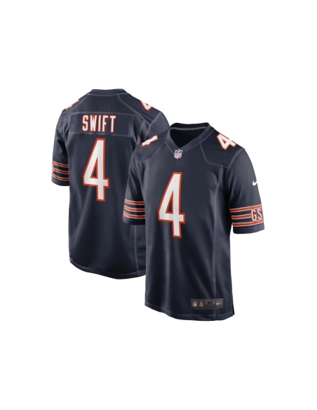 Mens Chicago Bears DAndre Swift Navy Game Jersey
