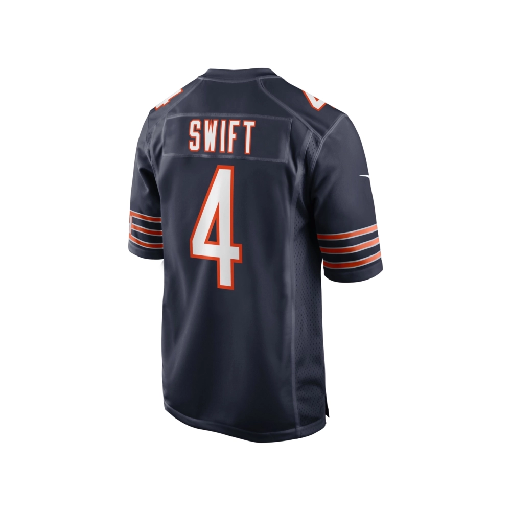 Mens Chicago Bears DAndre Swift Navy Game Jersey