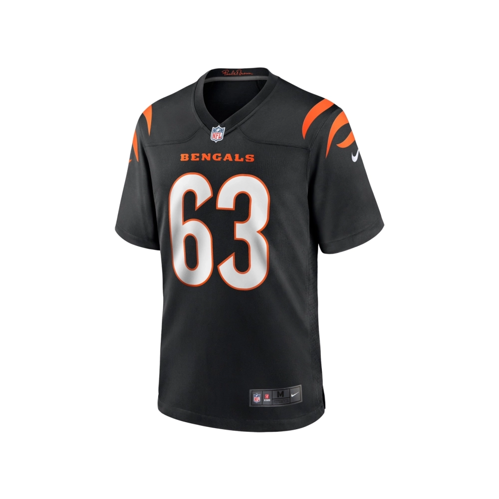 Mens Cincinnati Bengals Trey Hill Black Game Jersey