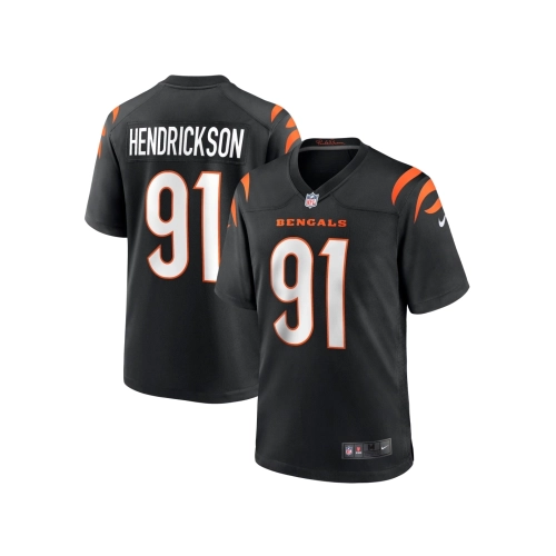 Mens Cincinnati Bengals Trey Hendrickson Black Game Jersey