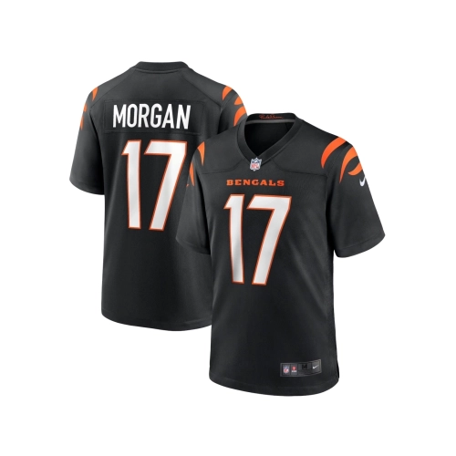 Mens Cincinnati Bengals Stanley Morgan Black Player Game Jersey