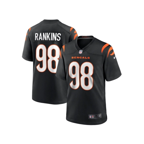 Mens Cincinnati Bengals Sheldon Rankins Black Game Jersey