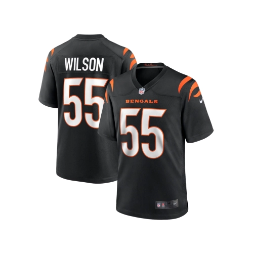 Mens Cincinnati Bengals Logan Wilson Black Game Jersey