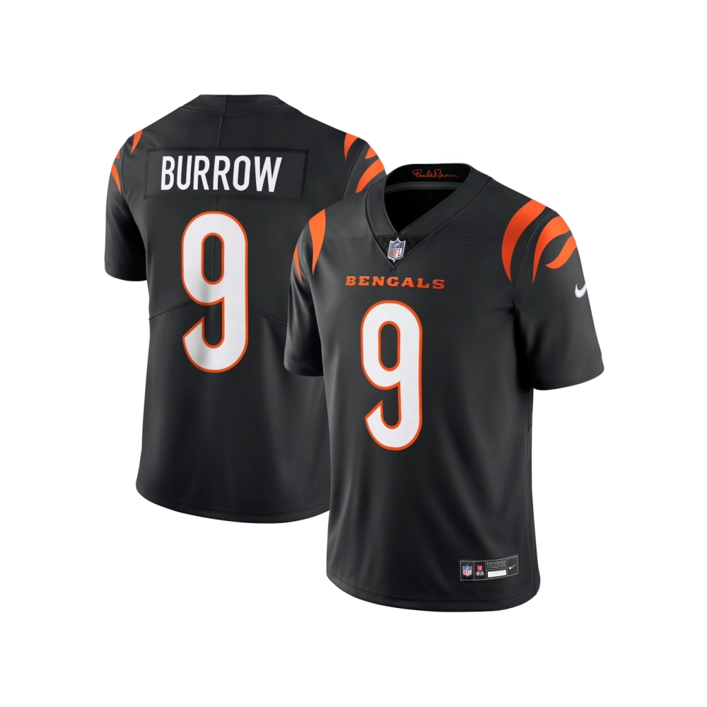 Mens Cincinnati Bengals Joe Burrow Black Vapor Untouchable Limited Jersey