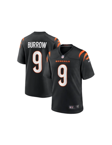 Mens Cincinnati Bengals Joe Burrow Black Player Game Jersey