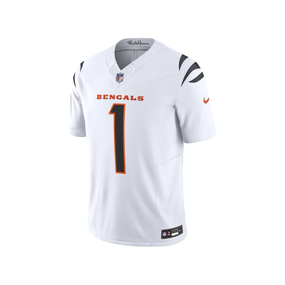 Mens Cincinnati Bengals JaMarr Chase White Vapor F.U.S.E. Limited Jersey