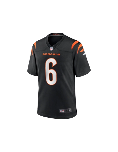 Mens Cincinnati Bengals Jake Browning Black Game Jersey