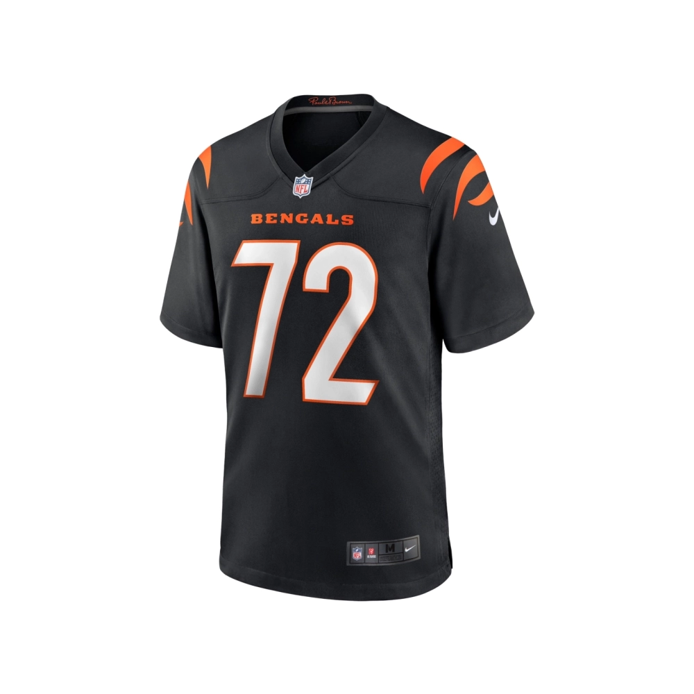 Mens Cincinnati Bengals Domenique Davis Black Game Player Jersey