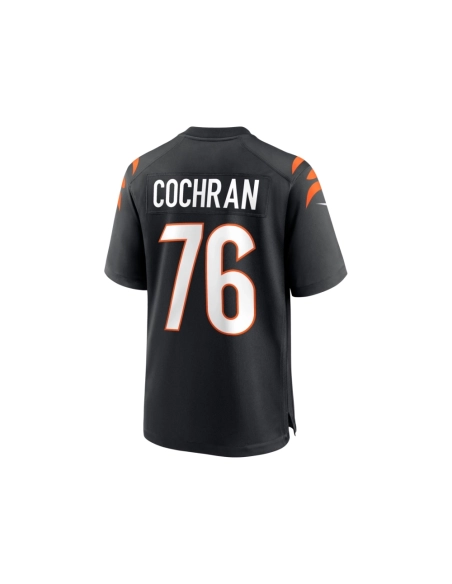 Mens Cincinnati Bengals Devin Cochran Black Game Player Jersey