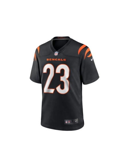 Mens Cincinnati Bengals Daxton Hill Black Player Game Jersey