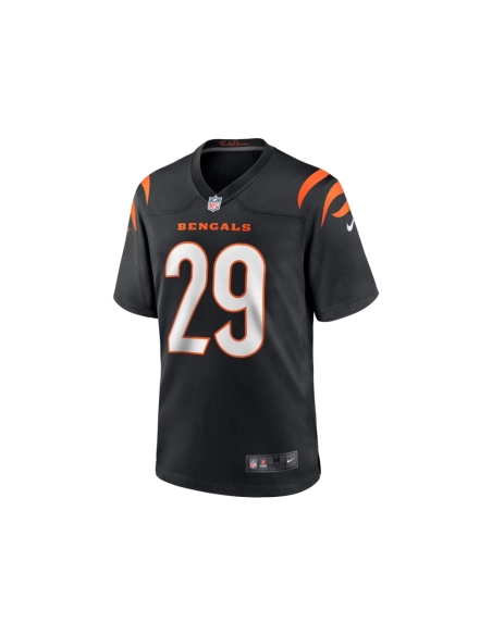 Mens Cincinnati Bengals Cam Taylor-Britt Black Game Player Jersey