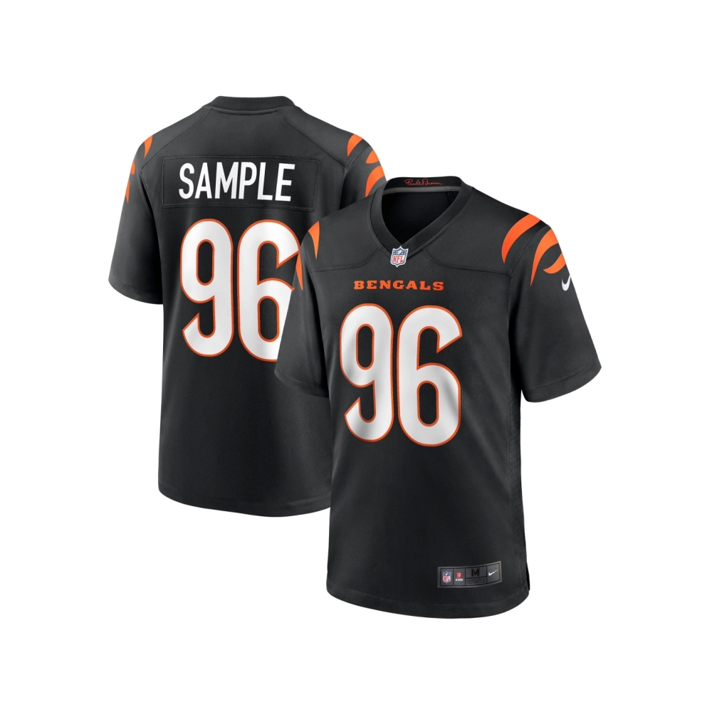 Mens Cincinnati Bengals Cam Sample Black Game Jersey