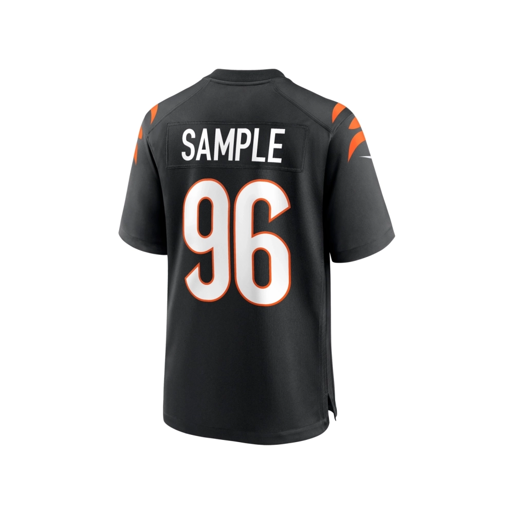 Mens Cincinnati Bengals Cam Sample Black Game Jersey