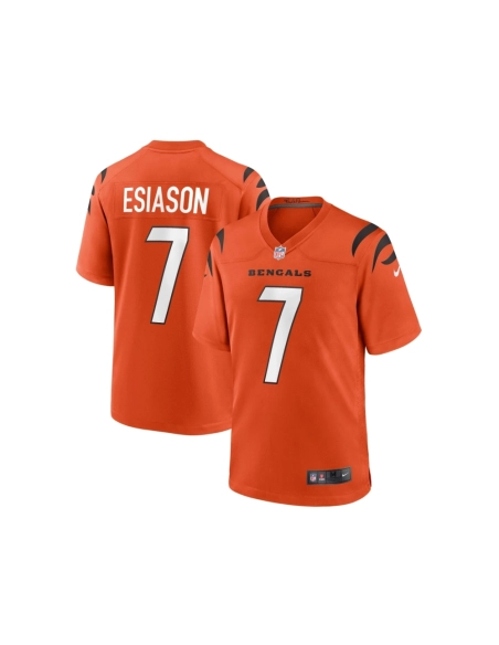 Mens Cincinnati Bengals Boomer Esiason Orange Retired Player Alternate Game Jersey