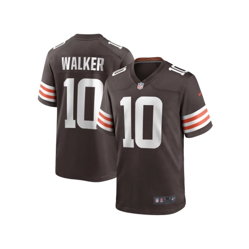 Mens Cleveland Browns Phillip Walker Brown Team Game Jersey