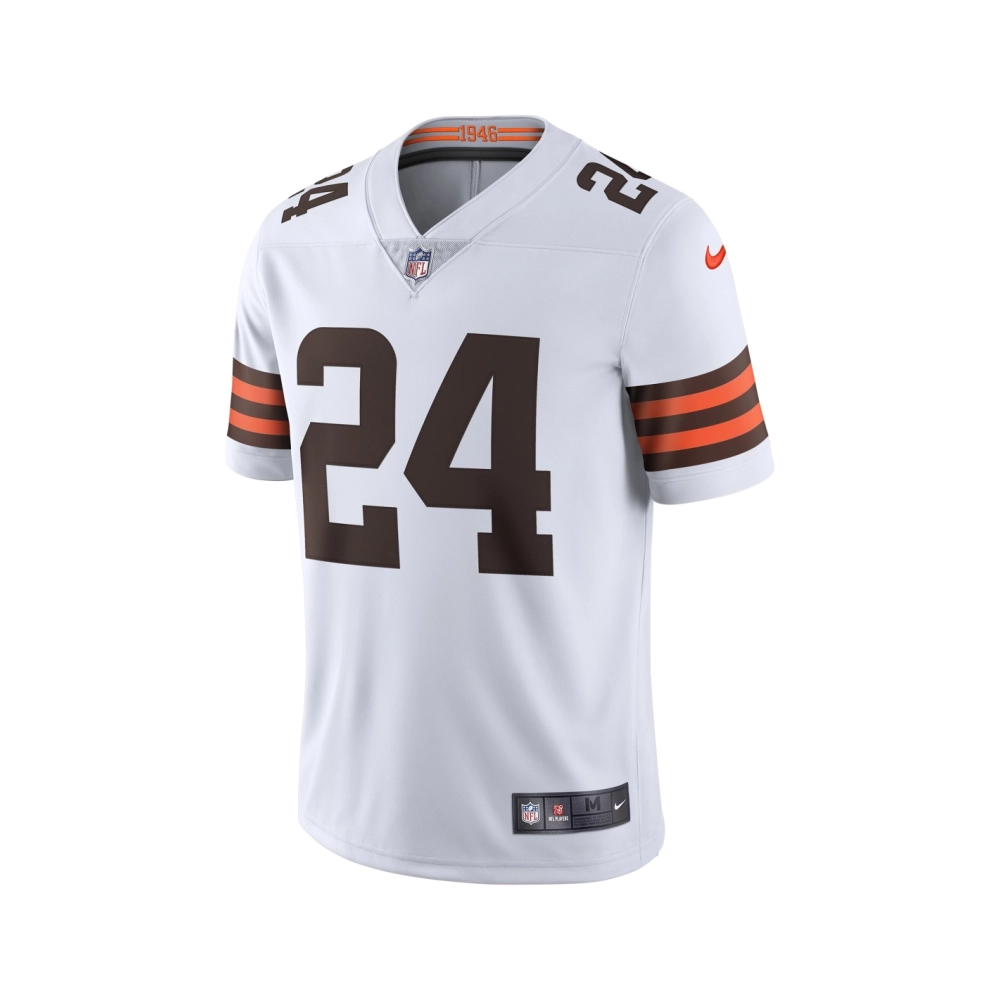 Mens Cleveland Browns Nick Chubb White Vapor Limited Jersey