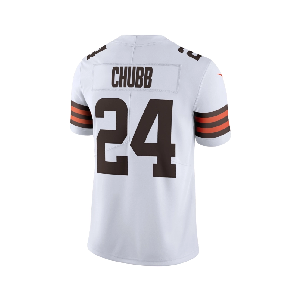 Mens Cleveland Browns Nick Chubb White Vapor Limited Jersey