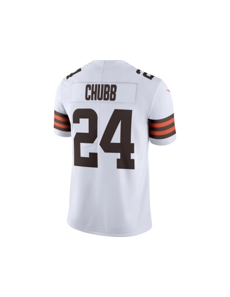 Mens Cleveland Browns Nick Chubb White Vapor Limited Jersey