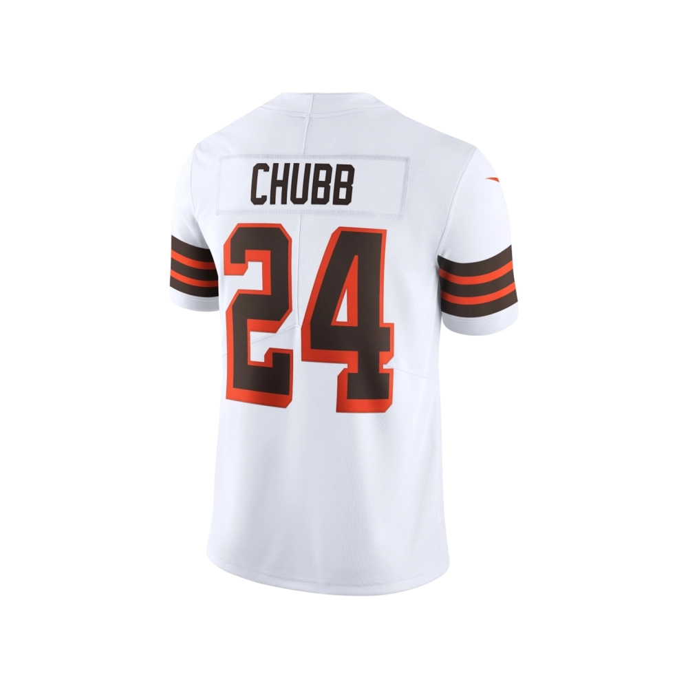 Mens Cleveland Browns Nick Chubb White 1946 Collection Alternate Vapor Limited Jersey
